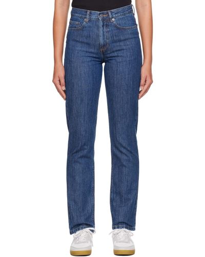 A.P.C. Jean molly indigo - Bleu