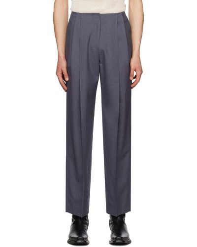 Low Classic Pantalon gris exclusif à ssense - Bleu