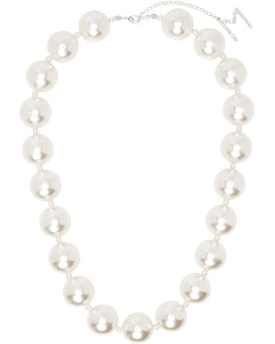Magda Butrym Pearl Necklace - White