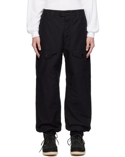 Engineered Garments Black Airborne Cargo Pants