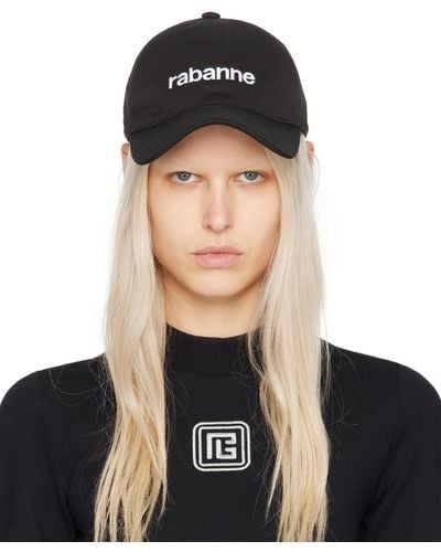 Rabanne Embroide Cap - Black
