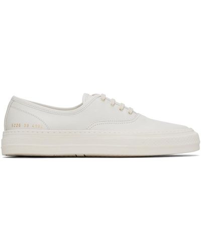 Common Projects Off- Four Hole Trainers - Black