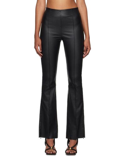 Womens bootcut deals leather pants