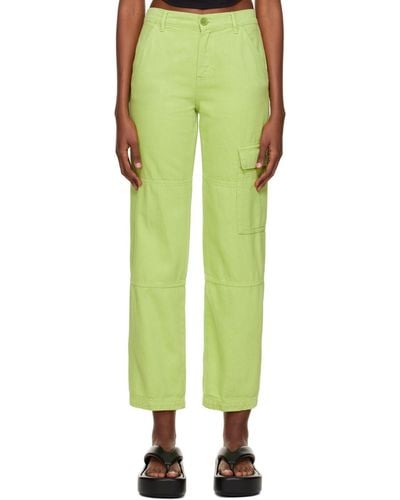 Reformation Bailey Trousers - Green