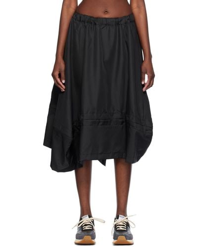 Comme des Garçons Comme Des Garçons Comme Des Garçons Black Pleated Midi Skirt