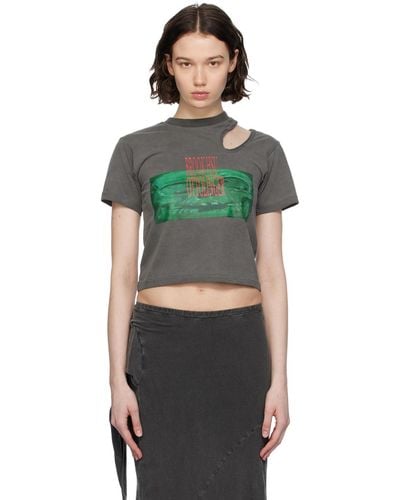 OTTOLINGER T-shirt gris exclusif à ssense - Vert