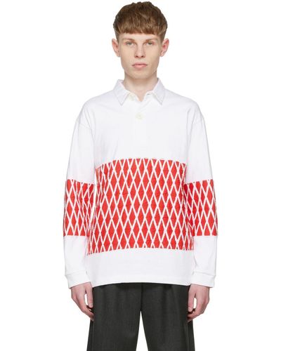 STEFAN COOKE Cotton Polo - Red