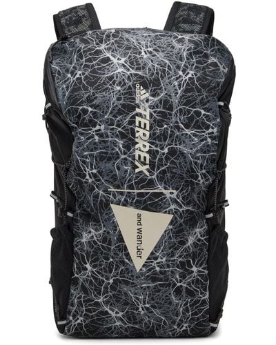 and wander Black & Grey Adidas Terrex Edition Aeroready Backpack