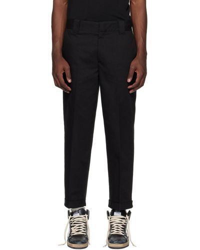 Golden Goose Black Straight-leg Trousers