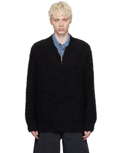Cordera Half-zip Sweater - Black