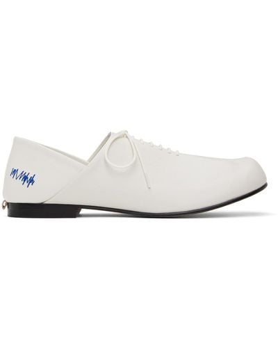 Adererror Chaussures oxford orsay blanches - Noir