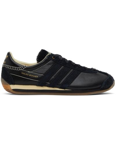 Wales Bonner Black Adidas Original Edition Country Trainers