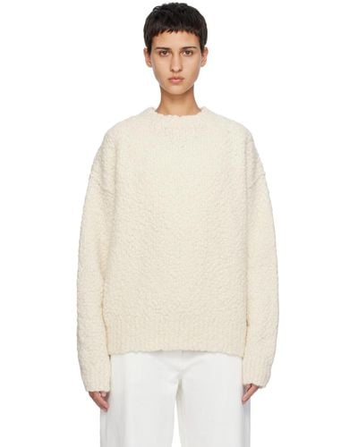 Lauren Manoogian Off- Berber Sweater - White