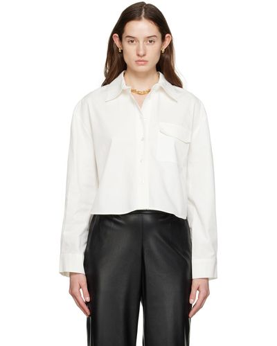 Anine Bing Travis Shirt - White