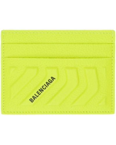 Balenciaga エンボス カードケース - イエロー