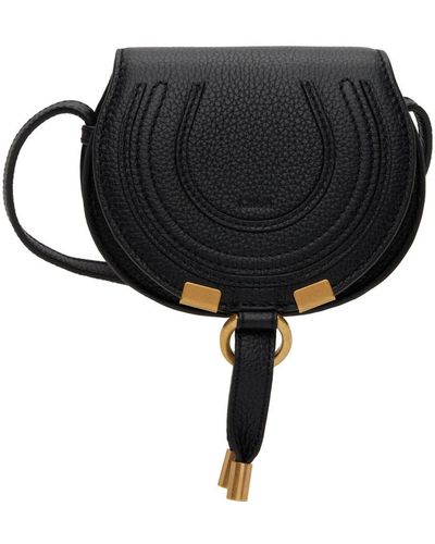 Chloé Nano sac sellier marcie noir