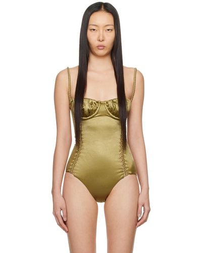 Isa Boulder Formality Swimsuit - Green