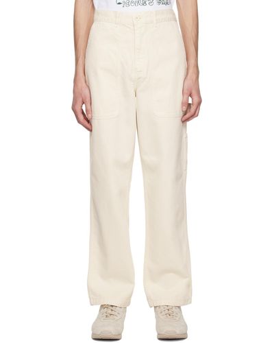 Palmes Off- Broom Trousers - Natural