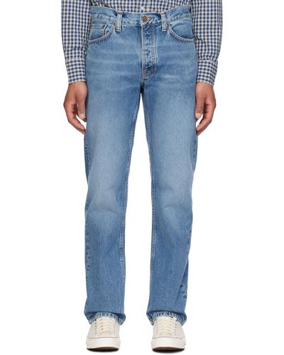 Nudie Jeans Jean rad rufus bleu