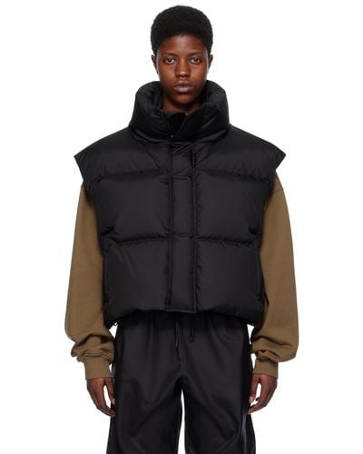 Wardrobe NYC Oversize Down Vest - Black