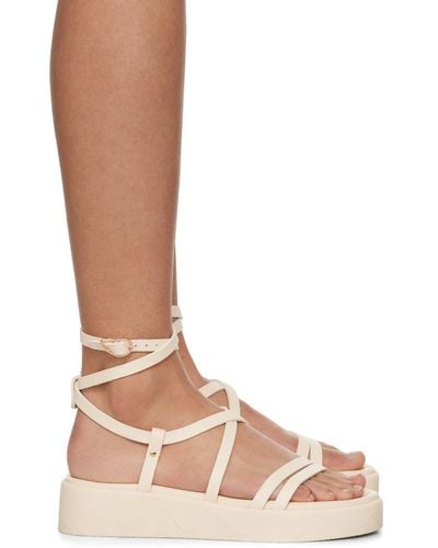 Ancient Greek Sandals オフホワイト Aristea サンダル - ブラウン