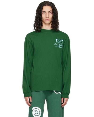 Carne Bollente 'the Carne Love Hotel' Long Sleeve T-shirt - Green