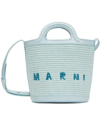 Marni Small Tropicalia Bucket Bag - Blue
