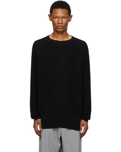 Cordera Front Seam Sweater - Black