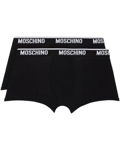 Moschino Two-Pack Boxers - Black