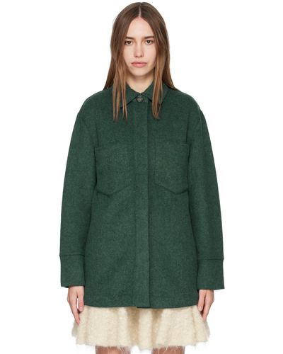 Vince Button-down Jacket - Green