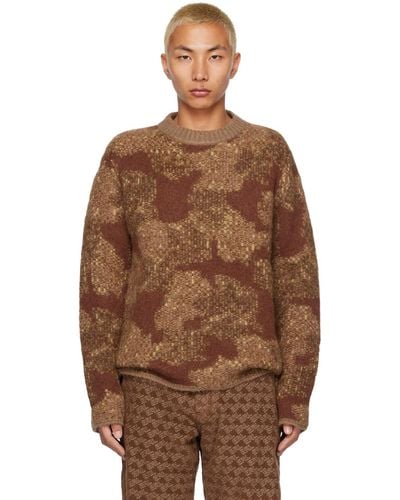 ERL Jacquard Sweater - Brown