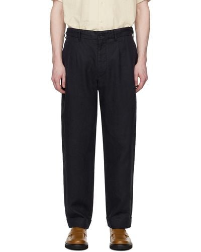 Engineered Garments Navy Andover Trousers - Black