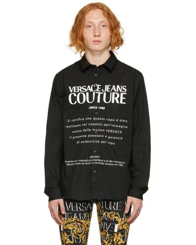 Versace Black Warranty Shirt
