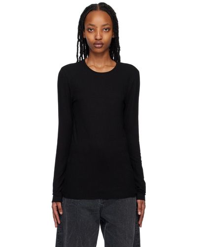 By Malene Birger T-shirt à manches longues nimas noir