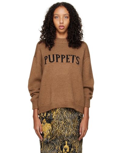 Puppets and Puppets Ssense Exclusive Puppy Crewneck - Multicolour