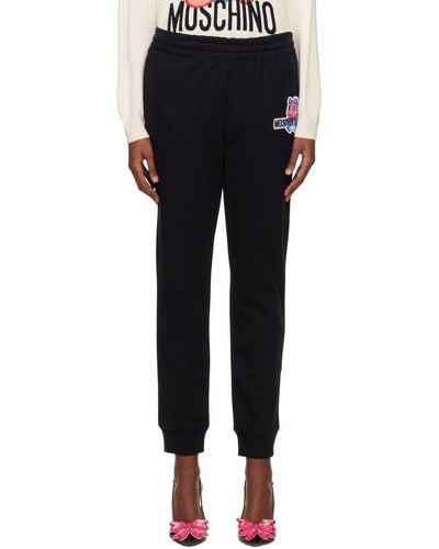Moschino Black Puzzle Bobble Lounge Trousers