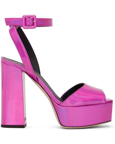 Giuseppe Zanotti Pink Blasvegas 120mm Heeled Sandals - Multicolour