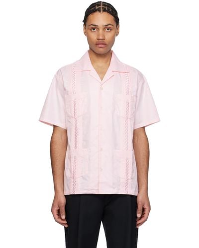 Drole de Monsieur 'La Chemise Cubaine' Shirt - Pink