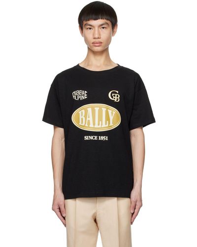 BALLY Oversized Logo-Back T-Shirt, Black – OZNICO