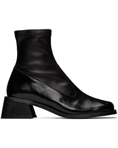 Justine Clenquet Bottes nico noires