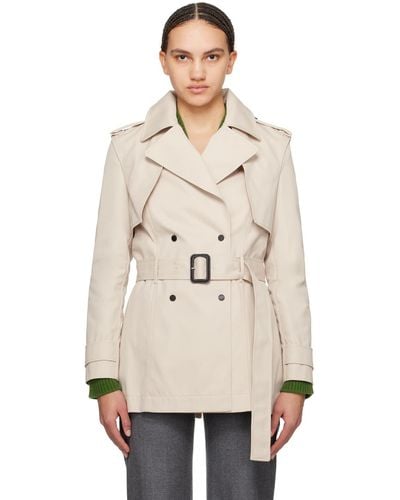 Mackage Beige Adva Coat - Natural