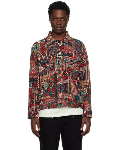 ANDERSSON BELL Jacquard Jacket - Red
