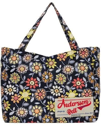 ANDERSSON BELL Flower Tote - Blue