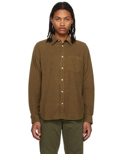 Norse Projects Tan Osvald Shirt - Green