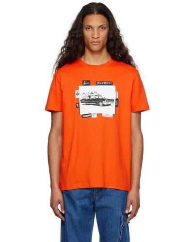 A.P.C. Jw Anderson Edition T-shirt - Orange