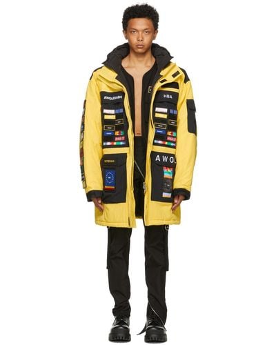 Hood By Air Veteran Insulated Patch Jacket - Yellow