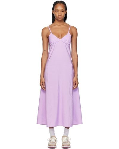 Maison Kitsuné Strap Maxi Dress - Multicolour