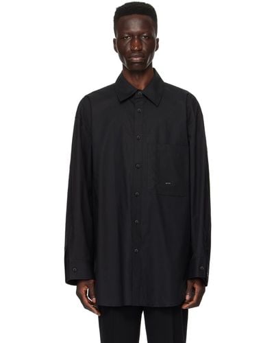 WOOYOUNGMI Black Button Shirt