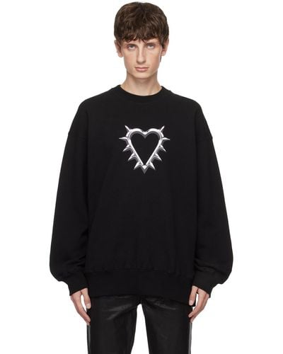 Stolen Girlfriends Club Chrome Heart Sweatshirt - Black