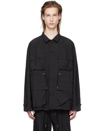 Meanswhile Paper Touch Jacket - Black
